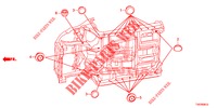 ANELLO DI TENUTA (INFERIEUR) per Honda CIVIC DIESEL 2.2 EXECUTIVE 5 Porte 6 velocità manuale 2013