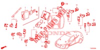 SENSORE PARCHEGGIO  per Honda CIVIC DIESEL 2.2 EXECUTIVE 5 Porte 6 velocità manuale 2013