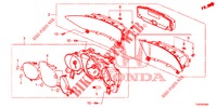 TACHIMETRO  per Honda CIVIC DIESEL 2.2 EXECUTIVE 5 Porte 6 velocità manuale 2013