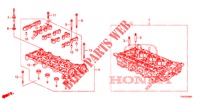TESTATA (DIESEL) (2.2L) per Honda CIVIC DIESEL 2.2 EXECUTIVE 5 Porte 6 velocità manuale 2013