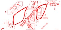 ABBELLIMENTO PILASTRO (LH) per Honda CIVIC DIESEL 2.2 S 5 Porte 6 velocità manuale 2013