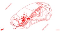 BARDATURA FILO (1) (LH) per Honda CIVIC DIESEL 2.2 S 5 Porte 6 velocità manuale 2013