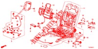 COMP. SEDILE ANT. (G.) (HAUTEUR MANUELLE) per Honda CIVIC DIESEL 2.2 S 5 Porte 6 velocità manuale 2013