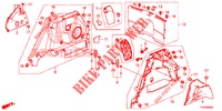 FODERAMENTO LATO BAULE  per Honda CIVIC DIESEL 2.2 S 5 Porte 6 velocità manuale 2013