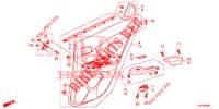 FODERAMENTO PORTIERA(4D)  per Honda CIVIC DIESEL 2.2 S 5 Porte 6 velocità manuale 2013