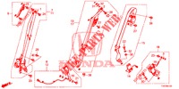 SEDILE ANTERIORE/CINTURE DI SICUREZZA  per Honda CIVIC DIESEL 2.2 S 5 Porte 6 velocità manuale 2013