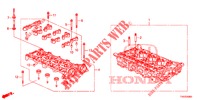 TESTATA (DIESEL) (2.2L) per Honda CIVIC DIESEL 2.2 S 5 Porte 6 velocità manuale 2013