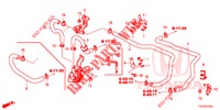 TUBO ACQUA/CONDOTTO RISCALDATORE (DIESEL) (LH) per Honda CIVIC DIESEL 2.2 S 5 Porte 6 velocità manuale 2013