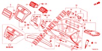 ABBELLIMENTO STRUMENTI (COTE DE PASSAGER) (LH) per Honda CIVIC 1.8 EXECUTIVE 5 Porte 5 velocità automatico 2014