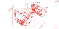 CONTROLLO RISCALDATORE (LH) per Honda CIVIC 1.8 EXECUTIVE 5 Porte 5 velocità automatico 2014