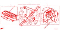 KIT GUARNIZIONE/ ASS. TRASMISSIONE (1.8L) per Honda CIVIC 1.8 EXECUTIVE 5 Porte 5 velocità automatico 2014
