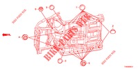 ANELLO DI TENUTA (INFERIEUR) per Honda CIVIC 1.4 ELEGANCE 5 Porte 6 velocità manuale 2015