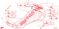 BARDATURA FILO (5) per Honda CIVIC 1.4 ELEGANCE 5 Porte 6 velocità manuale 2015