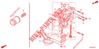 POMPA OLIO (1.4L) per Honda CIVIC 1.4 ELEGANCE 5 Porte 6 velocità manuale 2015