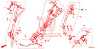 SEDILE ANTERIORE/CINTURE DI SICUREZZA  per Honda CIVIC 1.4 ELEGANCE 5 Porte 6 velocità manuale 2015