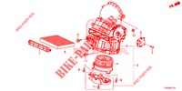 SOFFIATORE RISCALDATORE (LH) per Honda CIVIC 1.4 ELEGANCE 5 Porte 6 velocità manuale 2015