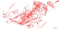 STOINO PAVIMENTO/ISOLATORE  per Honda CIVIC 1.4 ELEGANCE 5 Porte 6 velocità manuale 2015