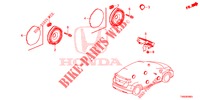 ANTENNA/ALTOPARLANTE  per Honda CIVIC DIESEL 1.6 EXECUTIVE AUDIOLESS 5 Porte 6 velocità manuale 2015