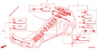 BARDATURA FILO (5) per Honda CIVIC DIESEL 1.6 EXECUTIVE AUDIOLESS 5 Porte 6 velocità manuale 2015
