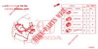 CONNETTORE ELETTRICO (ARRIERE) per Honda CIVIC DIESEL 1.6 EXECUTIVE AUDIOLESS 5 Porte 6 velocità manuale 2015