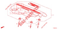 COPERTURA MOTORE (DIESEL) per Honda CIVIC DIESEL 1.6 EXECUTIVE AUDIOLESS 5 Porte 6 velocità manuale 2015