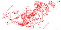 STOINO PAVIMENTO/ISOLATORE  per Honda CIVIC DIESEL 1.6 EXECUTIVE AUDIOLESS 5 Porte 6 velocità manuale 2015