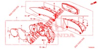 TACHIMETRO  per Honda CIVIC DIESEL 1.6 EXECUTIVE AUDIOLESS 5 Porte 6 velocità manuale 2015