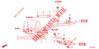 TUBO ACQUA/CONDOTTO RISCALDATORE (DIESEL) per Honda CIVIC DIESEL 1.6 EXECUTIVE AUDIOLESS 5 Porte 6 velocità manuale 2015
