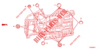 ANELLO DI TENUTA (INFERIEUR) per Honda CIVIC DIESEL 1.6 EXCLUSIVE 5 Porte 6 velocità manuale 2015