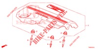 COPERTURA MOTORE (DIESEL) per Honda CIVIC DIESEL 1.6 EXCLUSIVE 5 Porte 6 velocità manuale 2015