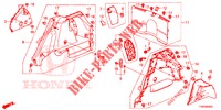 FODERAMENTO LATO BAULE  per Honda CIVIC DIESEL 1.6 EXCLUSIVE 5 Porte 6 velocità manuale 2015