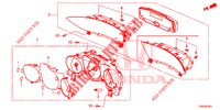 TACHIMETRO  per Honda CIVIC DIESEL 1.6 EXCLUSIVE 5 Porte 6 velocità manuale 2015