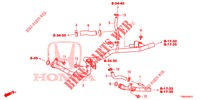 TUBO ACQUA/CONDOTTO RISCALDATORE (DIESEL) per Honda CIVIC DIESEL 1.6 EXCLUSIVE 5 Porte 6 velocità manuale 2015