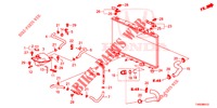 TUBO RADIATORE/SERBATOIO DI RISERVA (DIESEL) per Honda CIVIC DIESEL 1.6 EXCLUSIVE 5 Porte 6 velocità manuale 2015