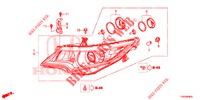 FANALE  per Honda CIVIC 1.8 EXECUTIVE 5 Porte 5 velocità automatico 2015