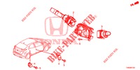 INTERRUTTORE COMBINAZIONE  per Honda CIVIC 1.8 EXECUTIVE 5 Porte 5 velocità automatico 2015
