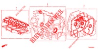 KIT GUARNIZIONE/ ASS. TRASMISSIONE (1.8L) per Honda CIVIC 1.8 EXECUTIVE 5 Porte 5 velocità automatico 2015