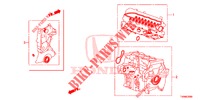 KIT GUARNIZIONE/ ASS. TRASMISSIONE (1.4L) per Honda CIVIC 1.4 COMFORT 5 Porte 6 velocità manuale 2016