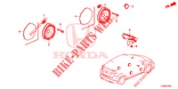 ANTENNA/ALTOPARLANTE  per Honda CIVIC 1.4 ELEGANCE 5 Porte 6 velocità manuale 2016