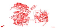 ARREDO DI MONT. MOTORE/ASS. TRASMISSIONE (1.4L) per Honda CIVIC 1.4 S 5 Porte 6 velocità manuale 2016
