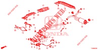 CONDOTTO SCARICO/SILENZIATORE (1.4L) per Honda CIVIC 1.4 S 5 Porte 6 velocità manuale 2016