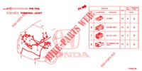 CONNETTORE ELETTRICO (ARRIERE) per Honda CIVIC DIESEL 1.6 EXECUTIVE NAVI EDITION X 5 Porte 6 velocità manuale 2016