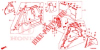 FODERAMENTO LATO BAULE  per Honda CIVIC DIESEL 1.6 EXECUTIVE NAVI EDITION X 5 Porte 6 velocità manuale 2016