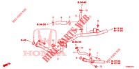 TUBO ACQUA/CONDOTTO RISCALDATORE (DIESEL) per Honda CIVIC DIESEL 1.6 EXECUTIVE NAVI EDITION X 5 Porte 6 velocità manuale 2016