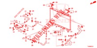 TUBO RADIATORE/SERBATOIO DI RISERVA (DIESEL) per Honda CIVIC DIESEL 1.6 EXECUTIVE NAVI EDITION X 5 Porte 6 velocità manuale 2016