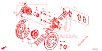 CILINDRO FRENO POSTERIORE  per Honda CIVIC DIESEL 1.6 LIFSTYLE 5 Porte 6 velocità manuale 2016