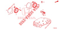 ANTENNA/ALTOPARLANTE  per Honda CIVIC DIESEL 1.6 S 5 Porte 6 velocità manuale 2016