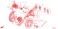 CILINDRO FRENO POSTERIORE  per Honda CIVIC 1.8 COMFORT 5 Porte 6 velocità manuale 2016