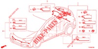 BARDATURA FILO (5) per Honda CIVIC 1.8 ELEGANCE 5 Porte 5 velocità automatico 2016