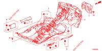 STOINO PAVIMENTO/ISOLATORE  per Honda CIVIC 1.8 ELEGANCE 5 Porte 5 velocità automatico 2016